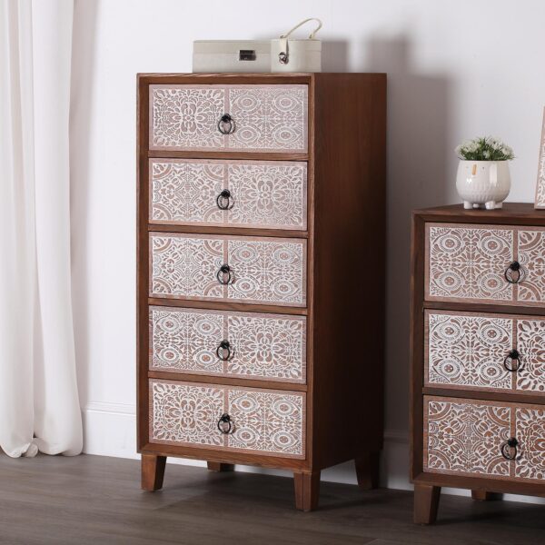 muebles linde comoda 5 cajones alder 2