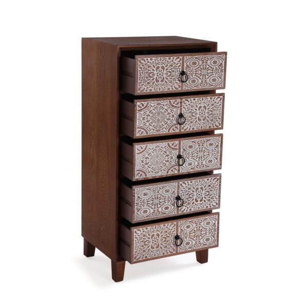 muebles linde comoda 5 cajones alder 3