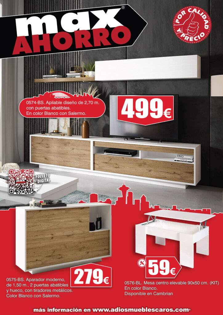 muebles linde folletos max ahorro 2024 portada